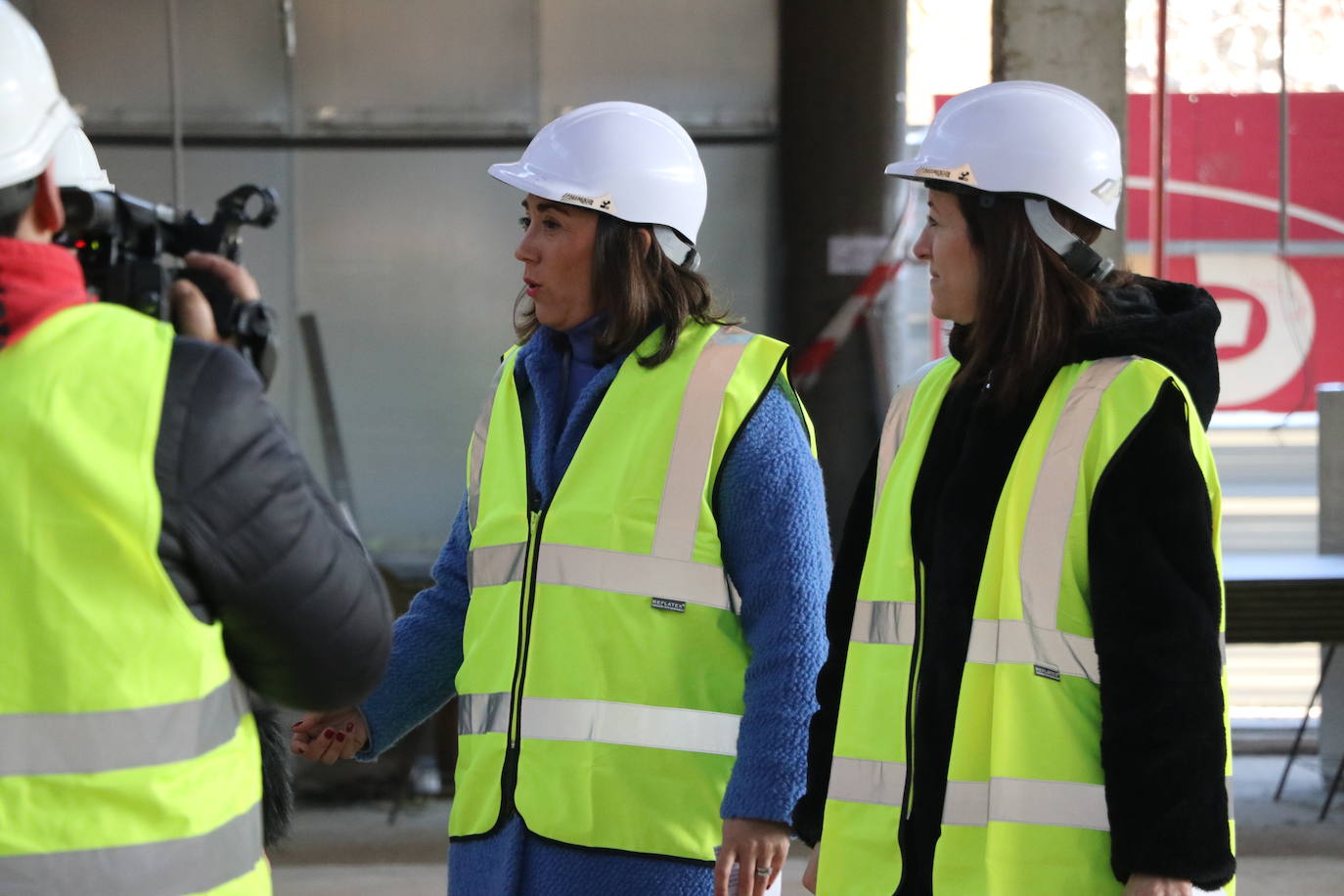 Obras del interior de la estación de Autobuses de León. 