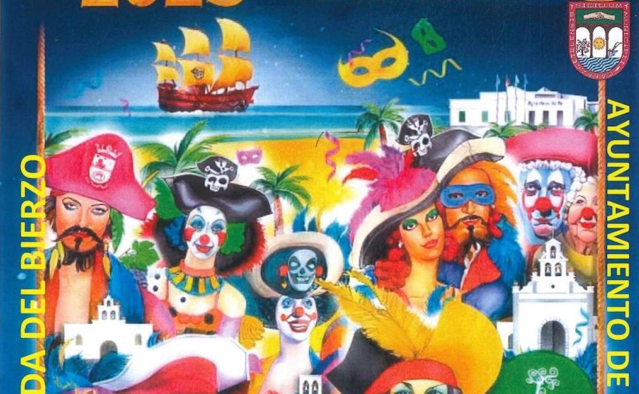 Cartel de Carnaval del Ayuntamiento de Carracedelo.