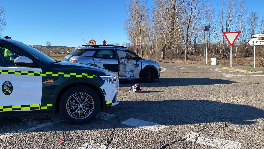 Muere una motorista de 34 años tras colisionar con un coche