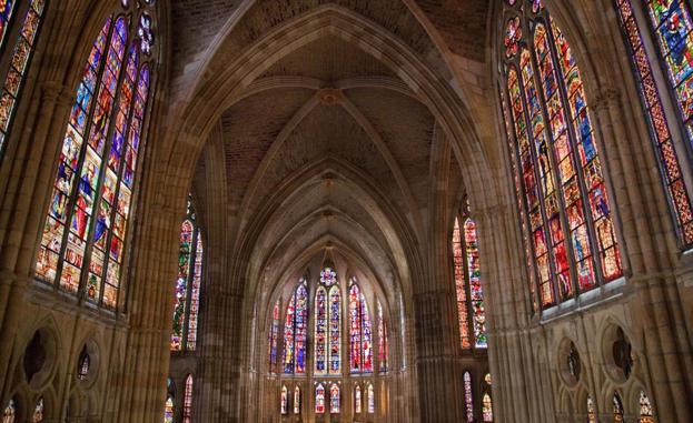 Vidrieras de la Catedral de León.