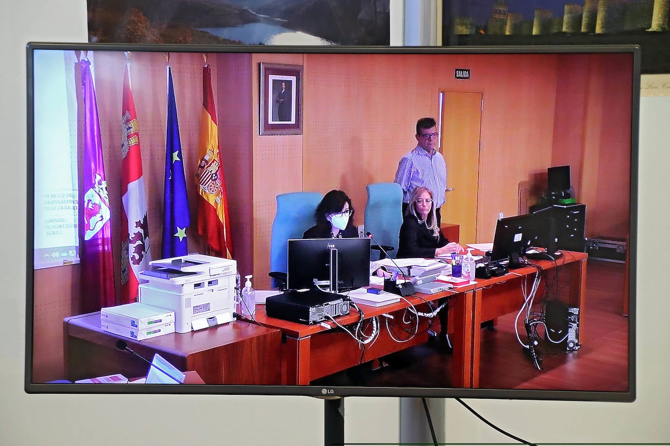 Primera jornada de declaraciones del juicio por la muerte de seis mineros de la Hullera Vasco Leonesa. 