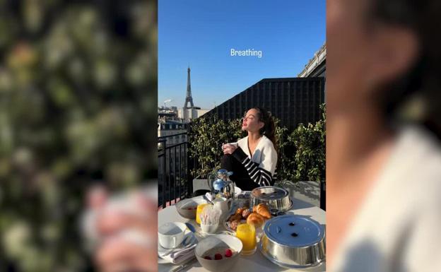 Joana Sanz, «respirando», recupera su sonrisa en París