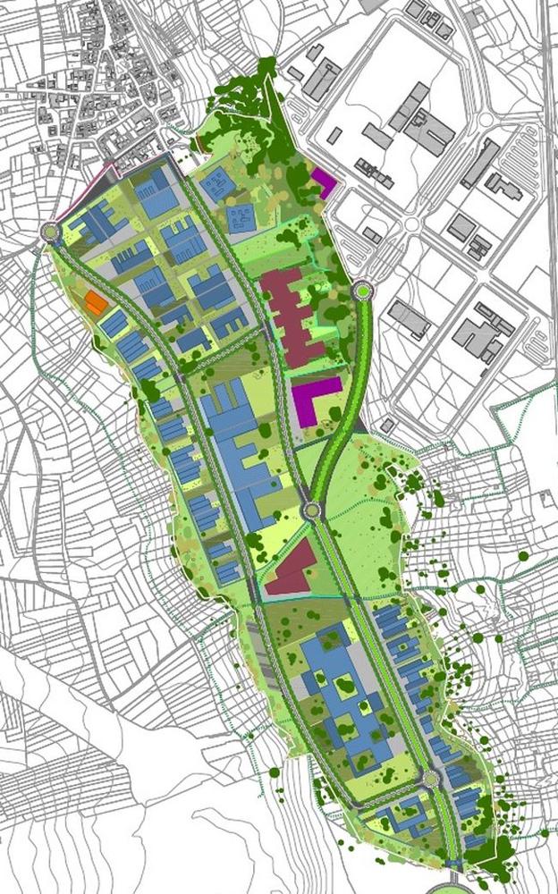 La ampliación proyectada por la Junta se centrará en el área sur de la pedanía donde en los últimos días se han sucedido las catas previas a la parcelación. Contempla ocupar 521.421,31 metros cuadrados en una zona que hasta la fecha eran de terreno urbano y rústico. Obliga a expropiar los terrenos adquiridos por la promotora Vitra y numerosos terrenos de vecinos. 