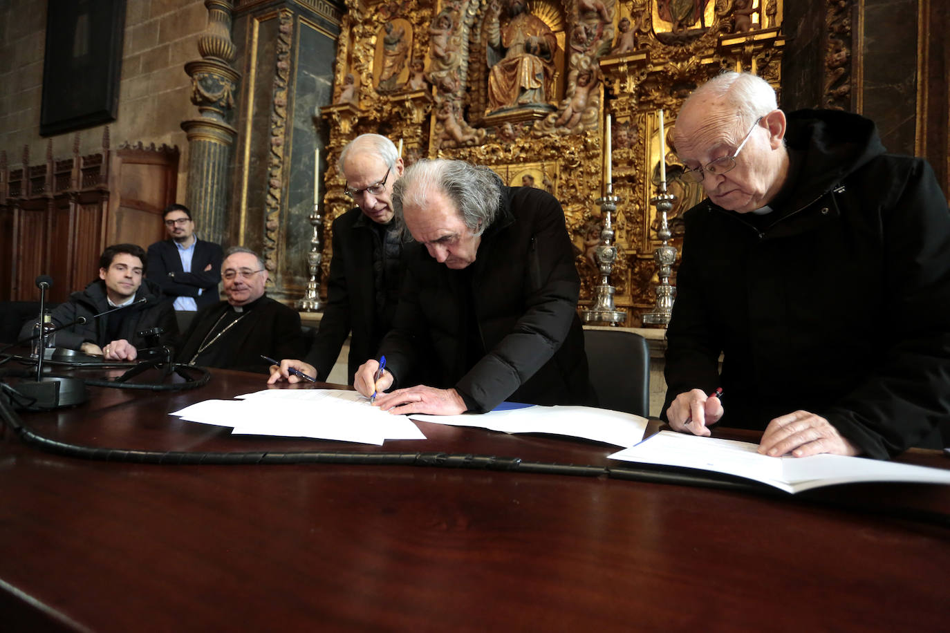 Recepción del legado de José María Muñiz Sánchez a la catedral de León