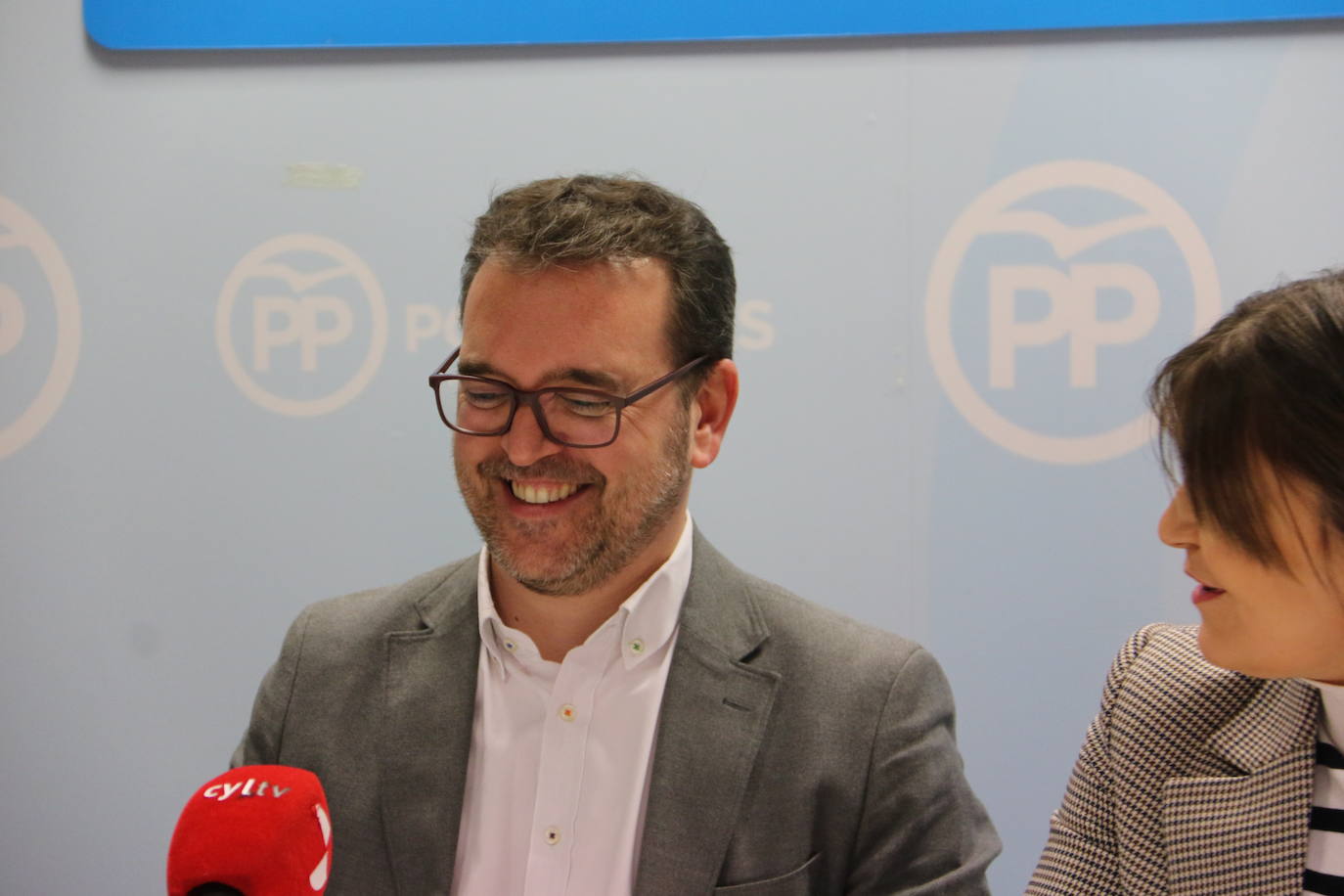 Rueda de prensa de los procuradores del PP de León.