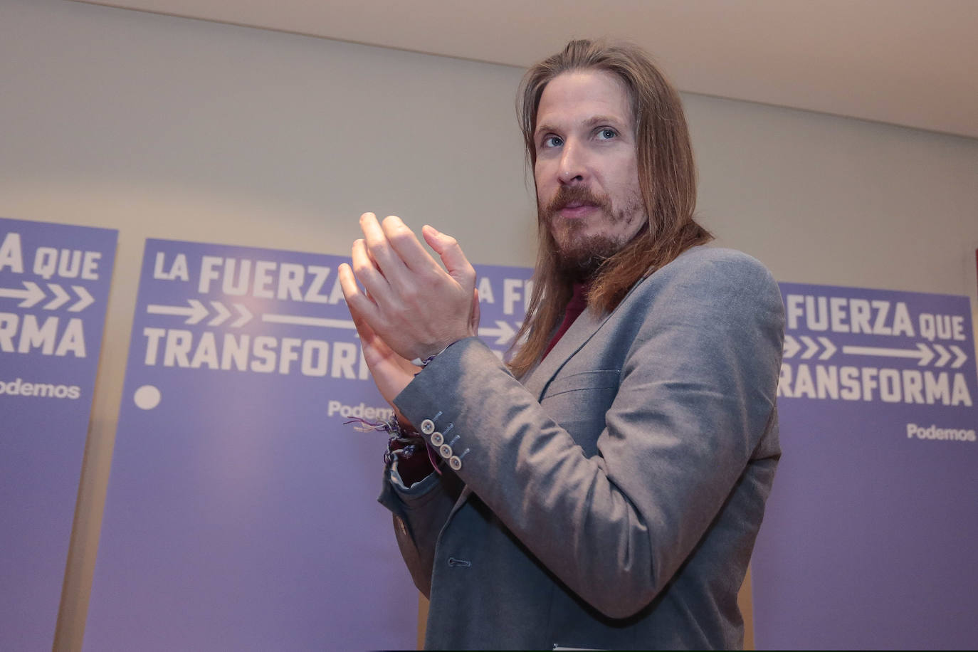 Podemos León celebra el acto 'La Ruta #LaFuerzaQueTransforma. 