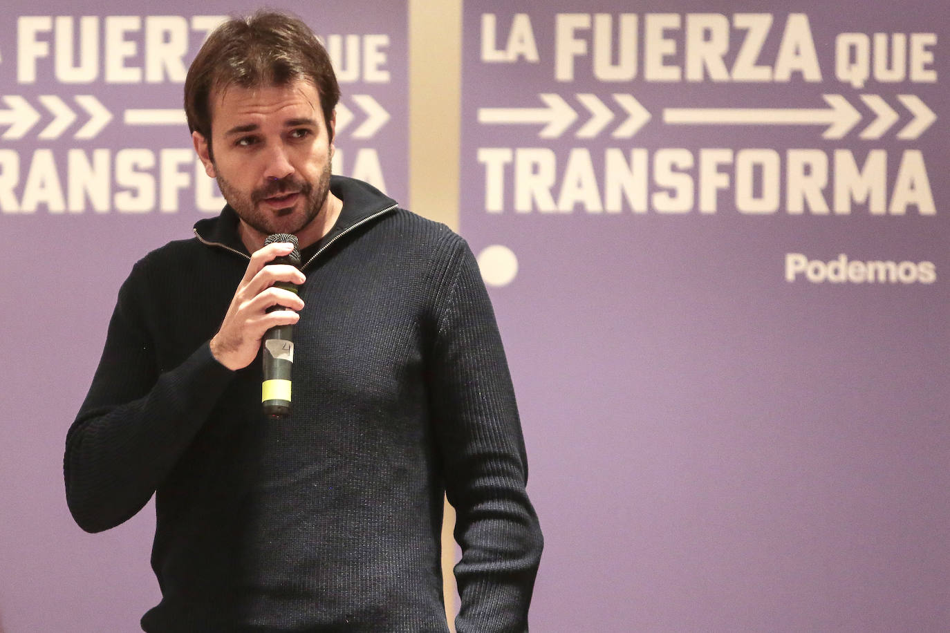 Podemos León celebra el acto 'La Ruta #LaFuerzaQueTransforma. 