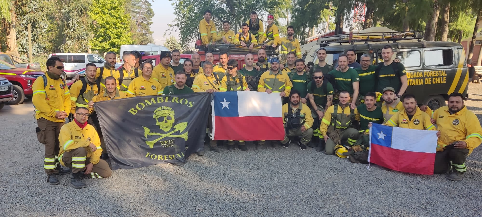 La Brigada de Refuerzo en Incendios Forestales con base en Tabuyo del Monte realiza su primera misión de apoyo internacional en Chile. Colaboración, empeño y sacrificio, sus banderas en esta intervención. 