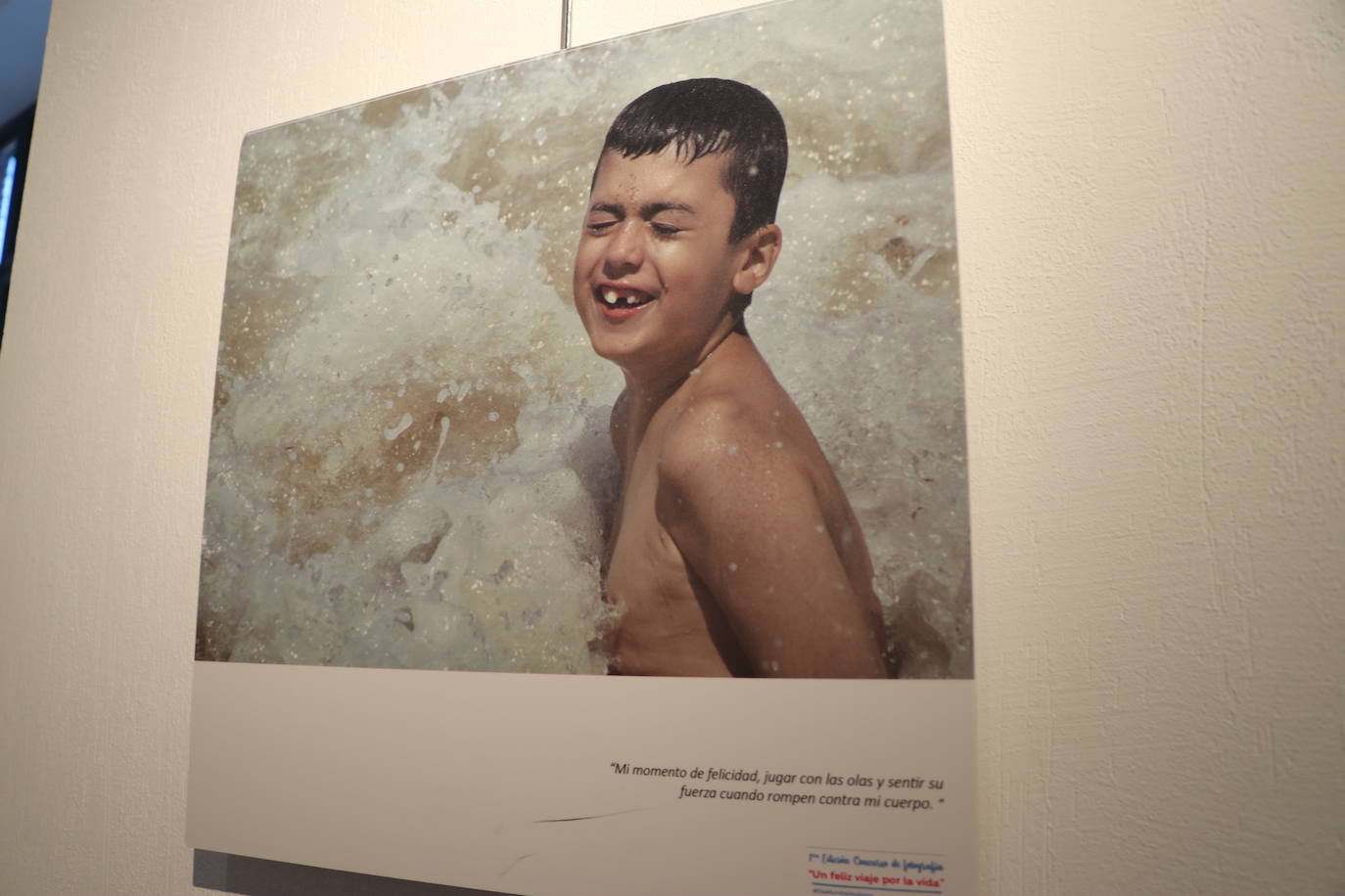 Inauguración de la Exposición del I Concurso de Fotografía «Un feliz viaje por la vida» organizada por la Federación Autismo de Castilla y León.
