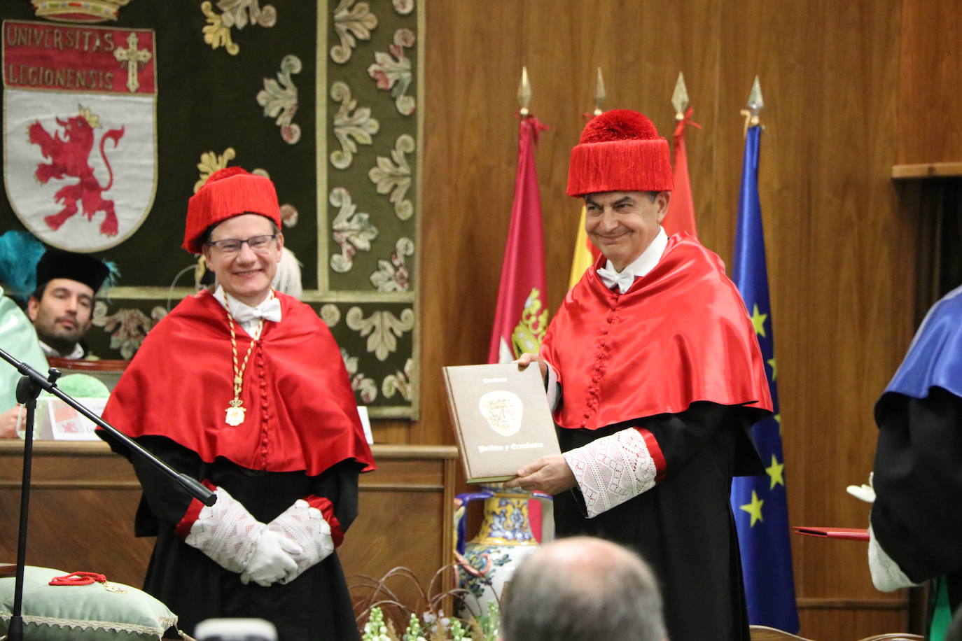 Acto académico de investidura del ex presidente del Gobierno, José Luis Rodríguez Zapatero, como Doctor Honoris Causa por la Universidad de León.