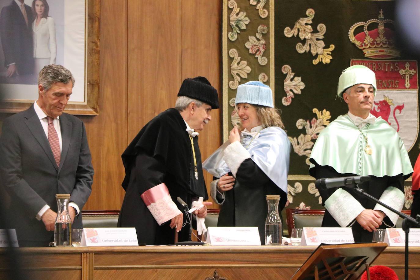 Acto académico de investidura del ex presidente del Gobierno, José Luis Rodríguez Zapatero, como Doctor Honoris Causa por la Universidad de León.