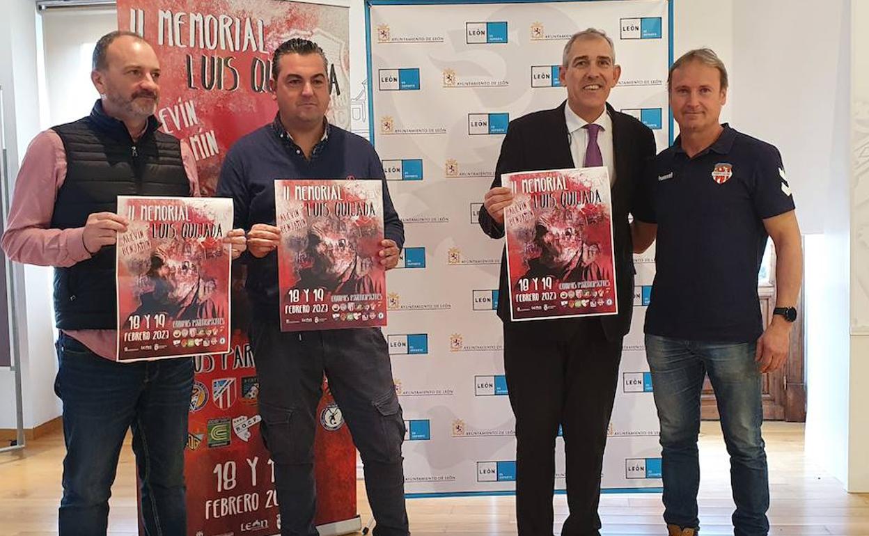 Presentación del Memorial Luis Quijada en el Ayuntamiento de León.