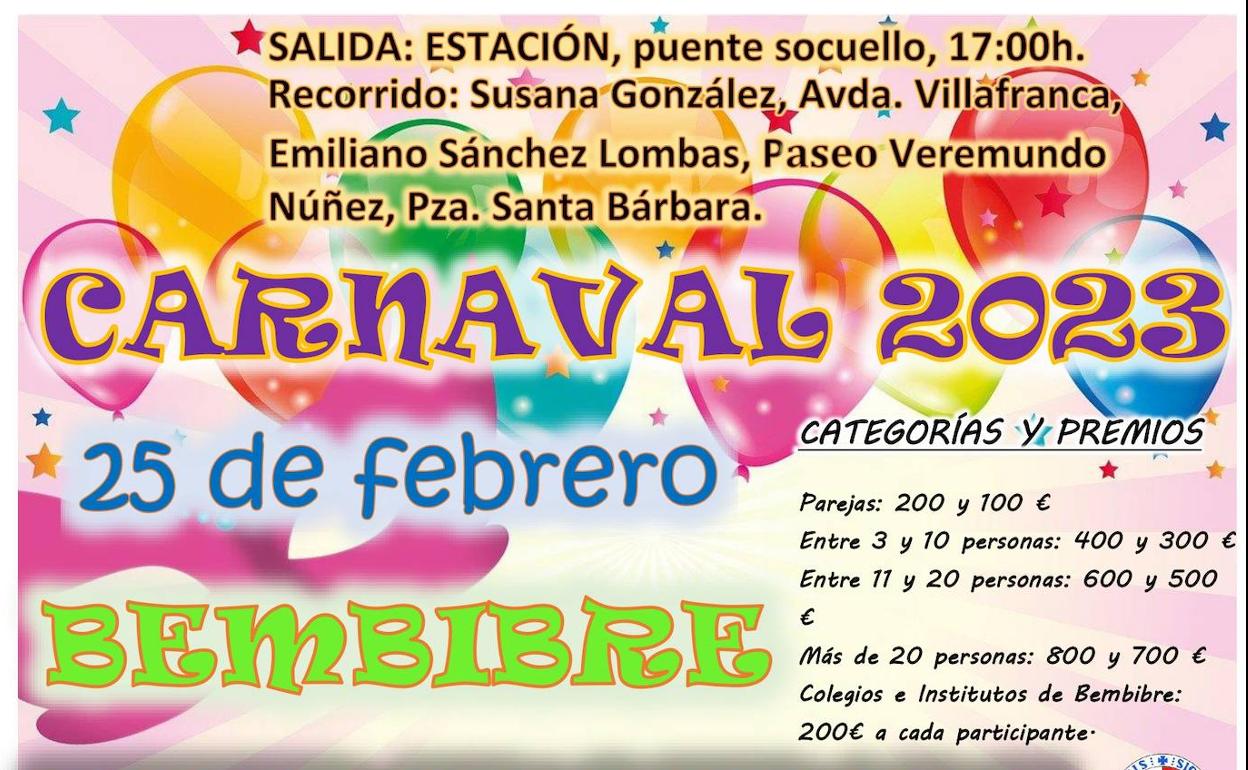 Bembibre celebra su carnaval el 25 de febrero