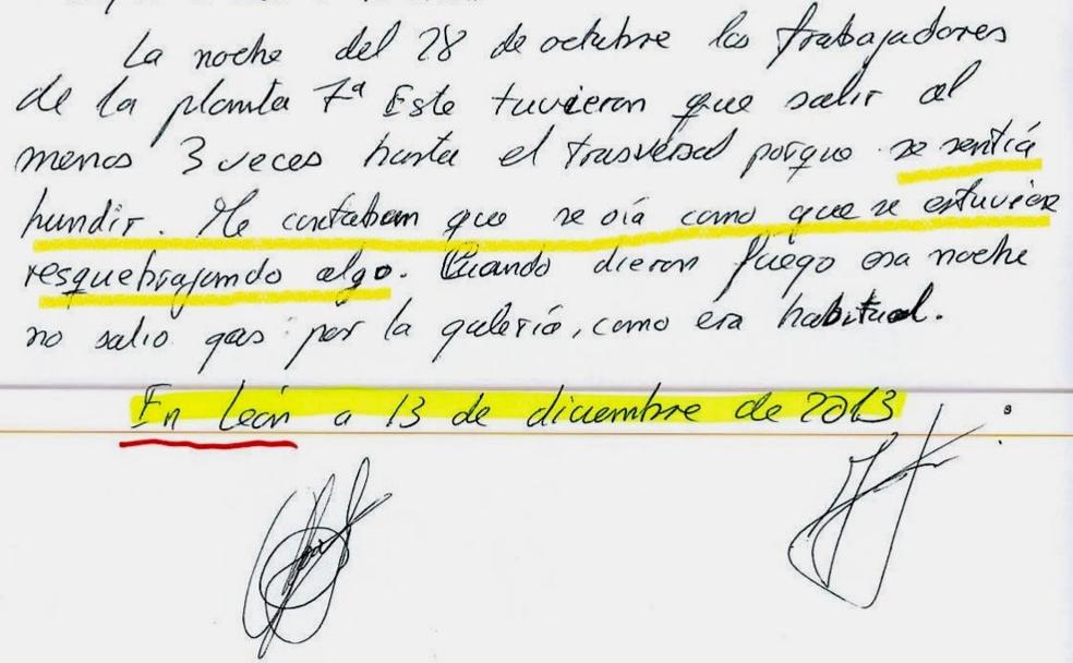 El sonido de la tragedia en la mina