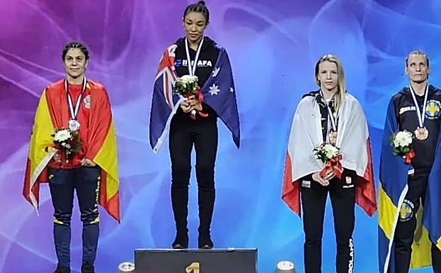 Raquel ocupó el segundo puesto del podio.