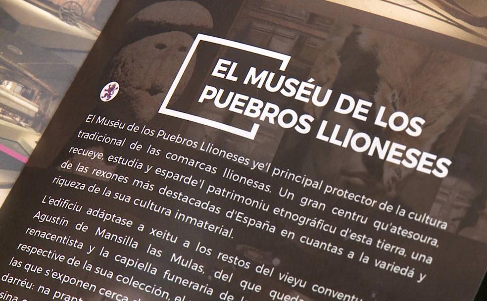 El folleto del Museo de los Pueblos leoneses también se puede leer en leonés.