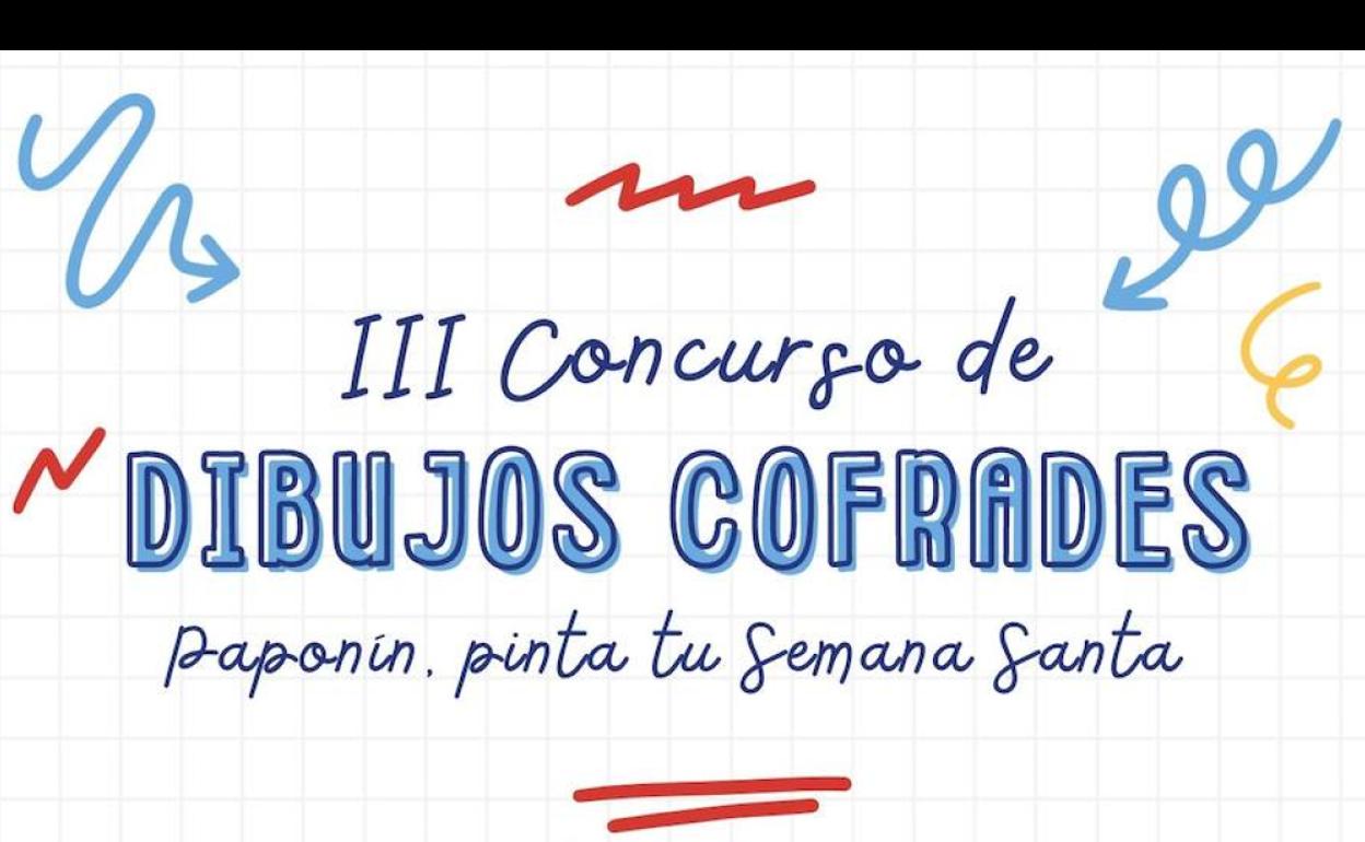 Cartel del concurso de dibujos de la Semana Santa.