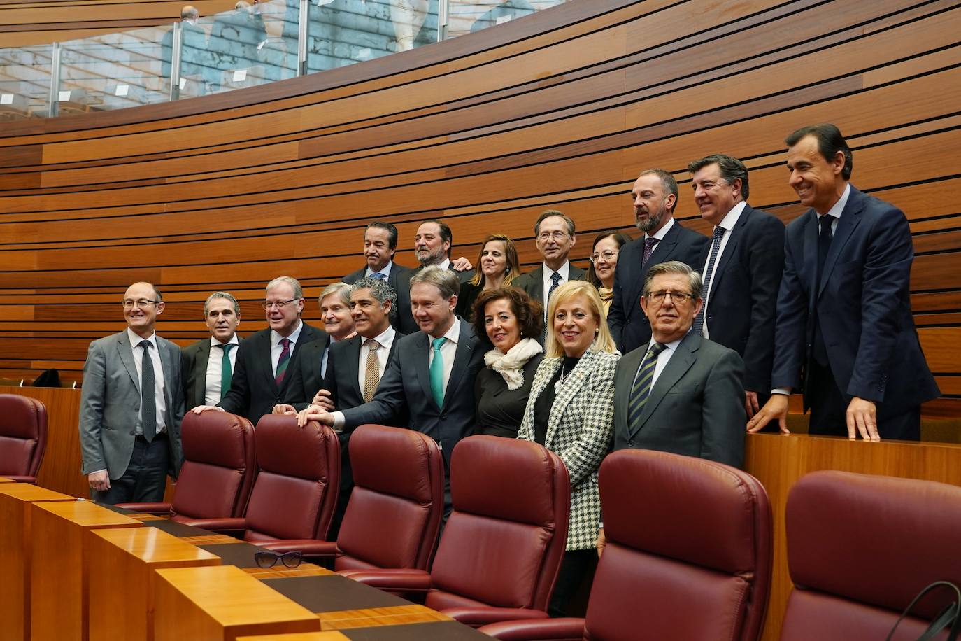 Intervención del presidente de las Cortes Carlos Pollán en el acto institucional del XL Aniversario del Estatuto de Autonomía de Castilla y León. 