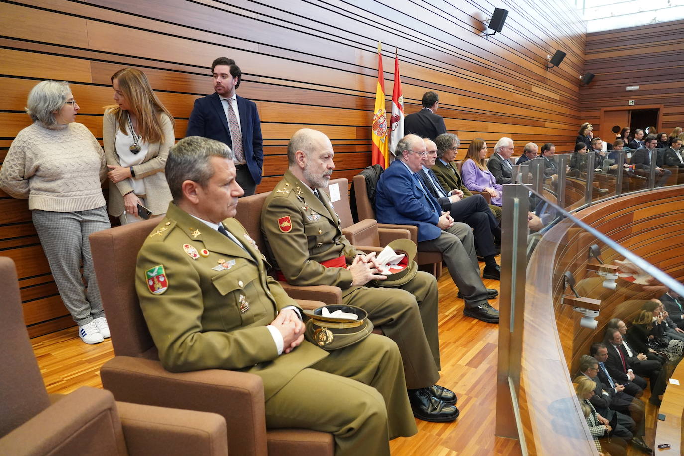 Intervención del presidente de las Cortes Carlos Pollán en el acto institucional del XL Aniversario del Estatuto de Autonomía de Castilla y León. 