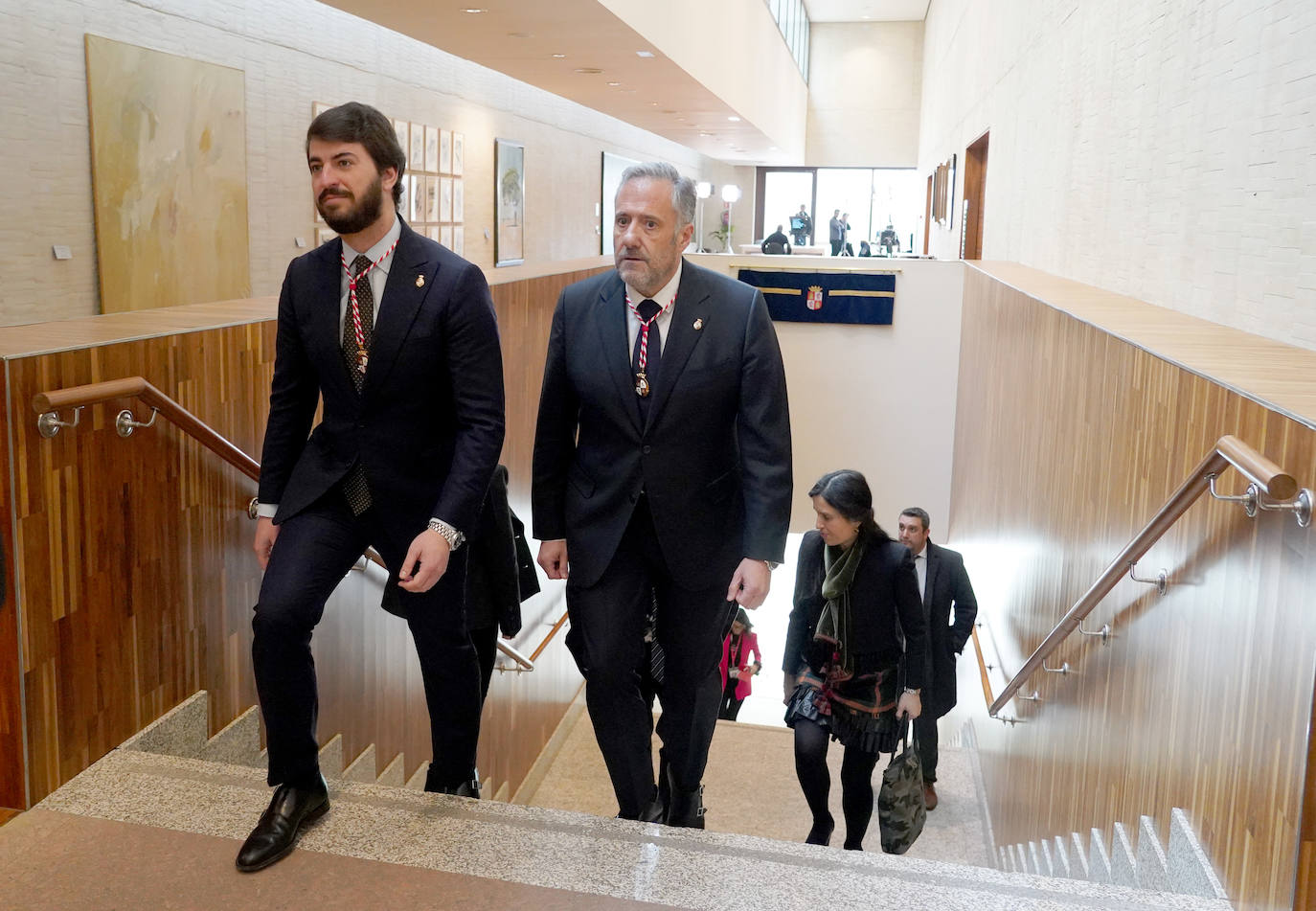 Intervención del presidente de las Cortes Carlos Pollán en el acto institucional del XL Aniversario del Estatuto de Autonomía de Castilla y León. 