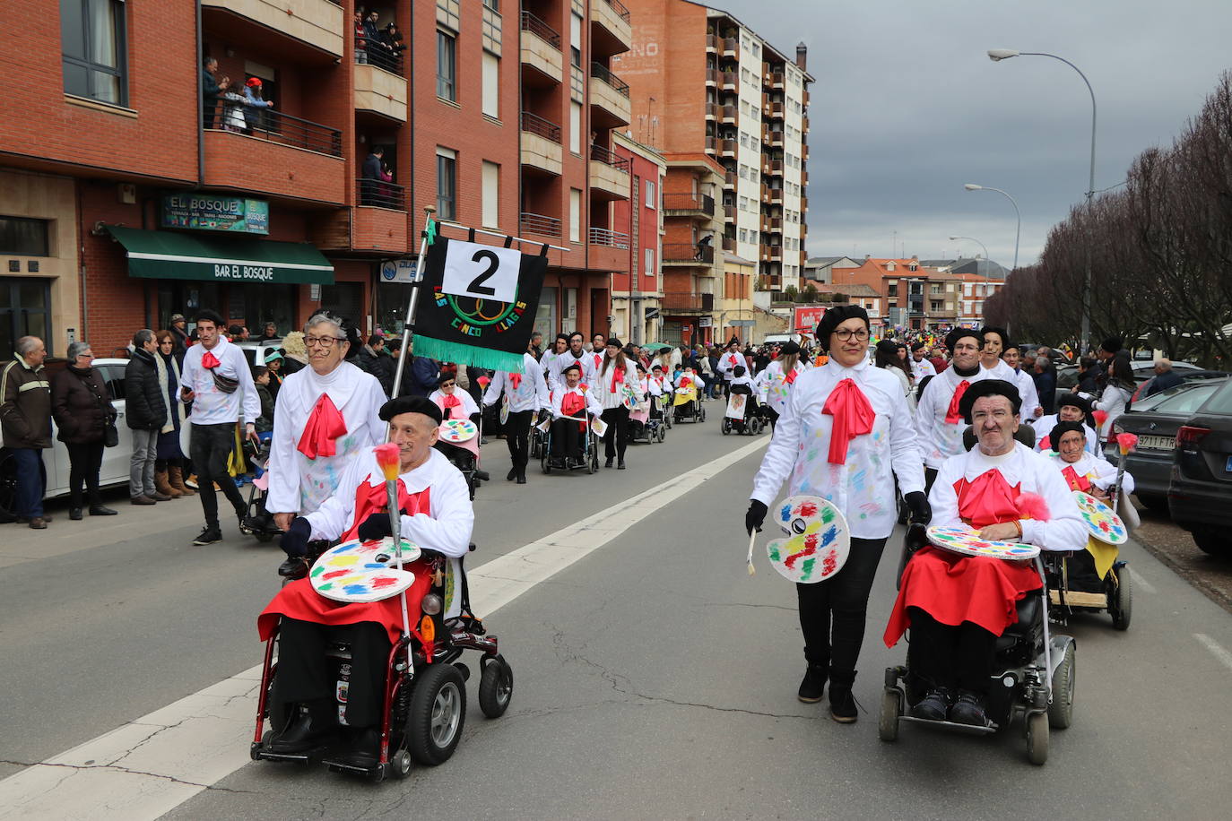 Imagen del desfile de Carnaval en Astorga 