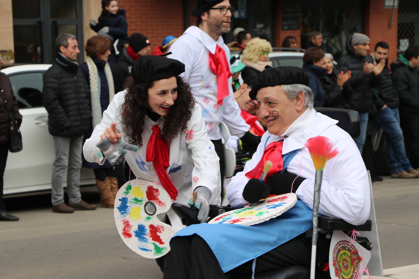 Imagen del desfile de Carnaval en Astorga 