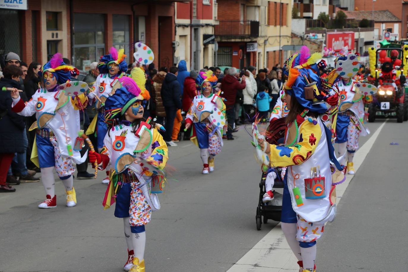 Imagen del desfile de Carnaval en Astorga 