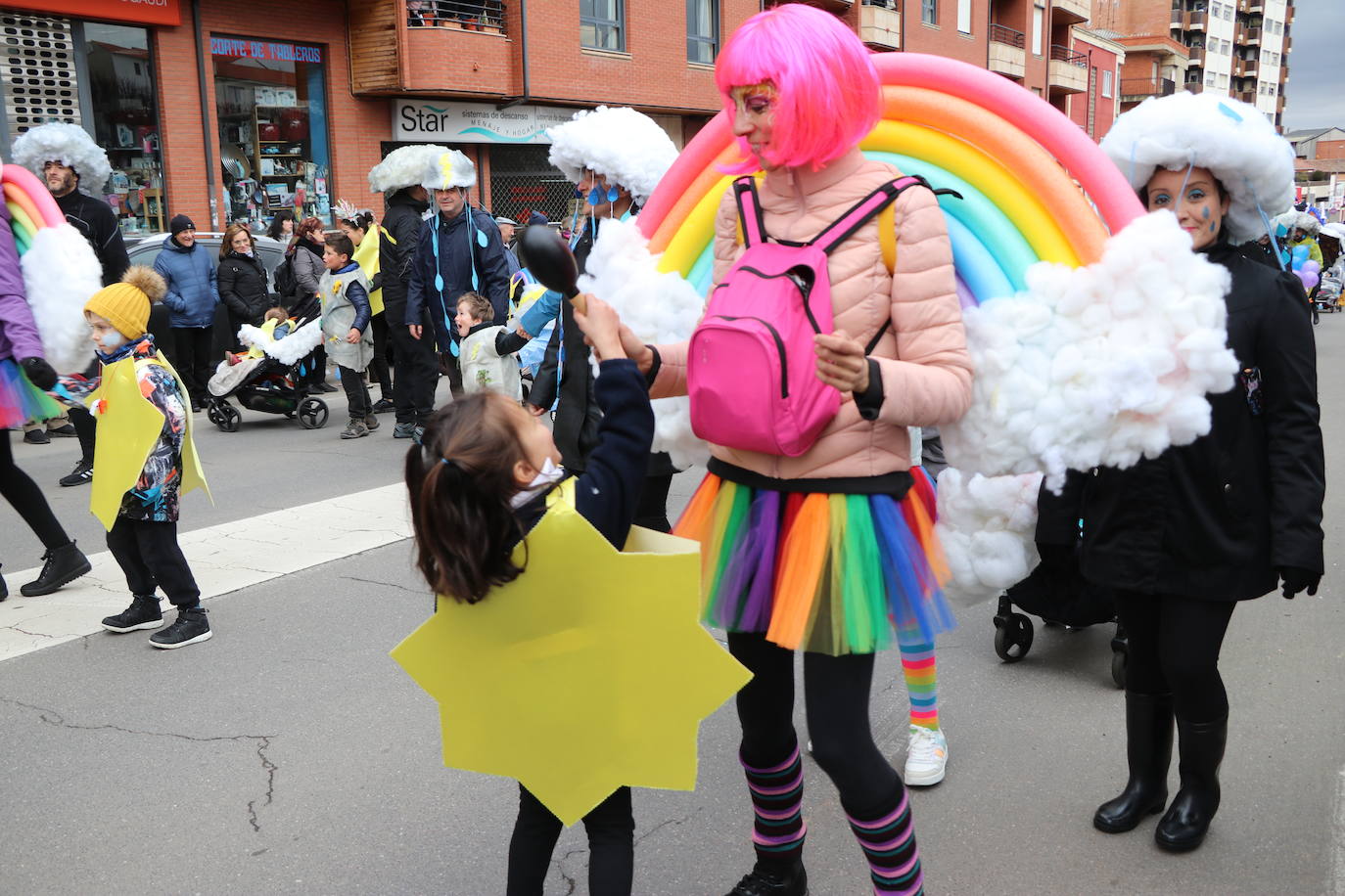 Imagen del desfile de Carnaval en Astorga 