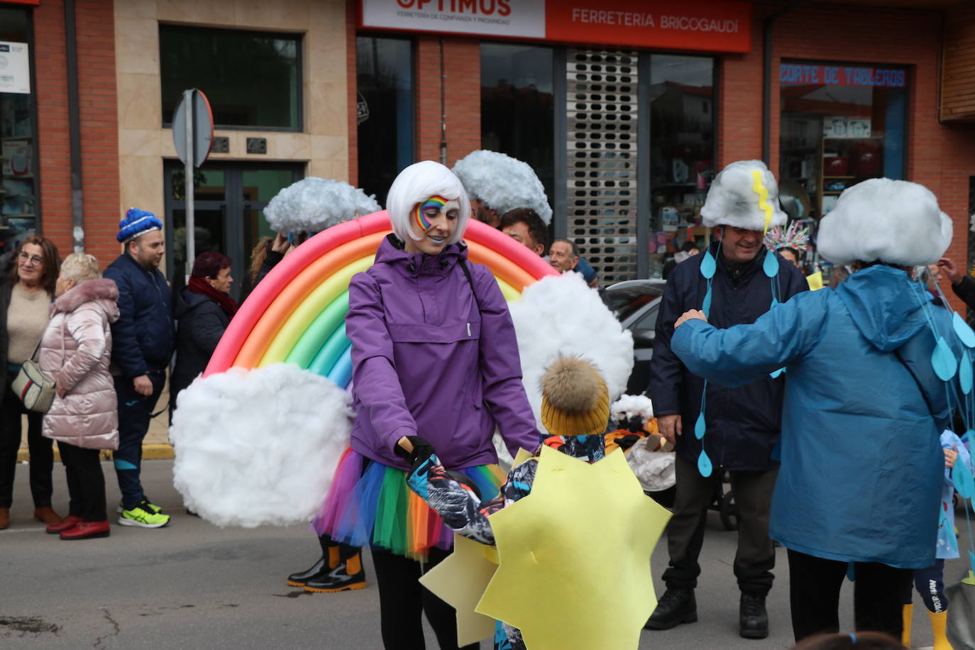 Imagen del desfile de Carnaval en Astorga 