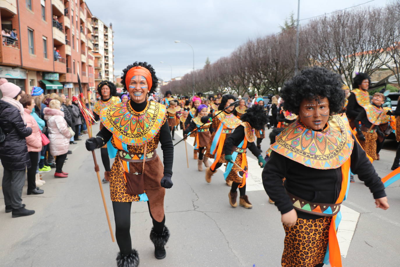 Imagen del desfile de Carnaval en Astorga 