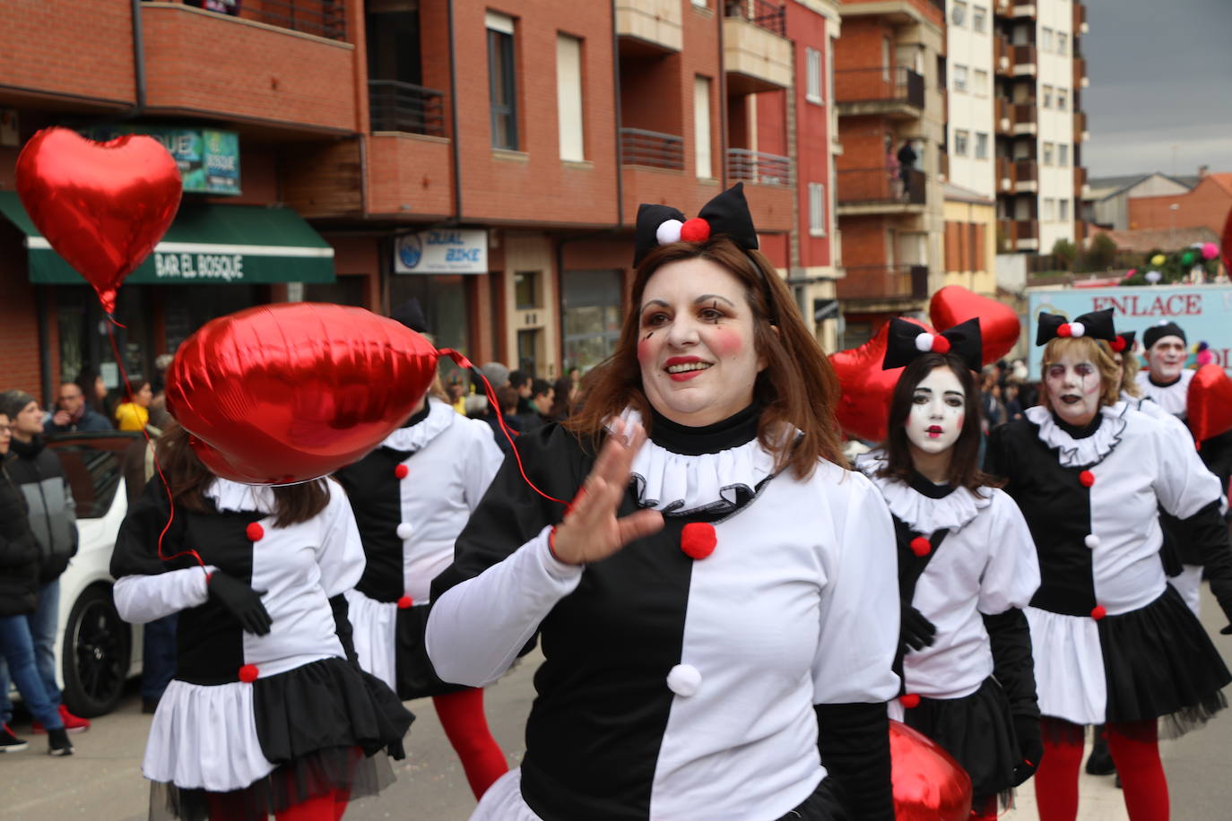 Imagen del desfile de Carnaval en Astorga 