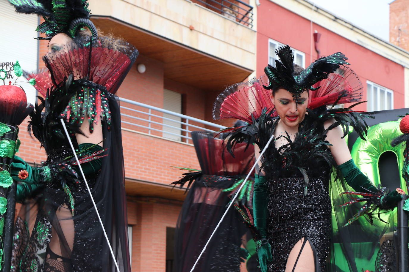 Imagen del desfile de Carnaval en Astorga 