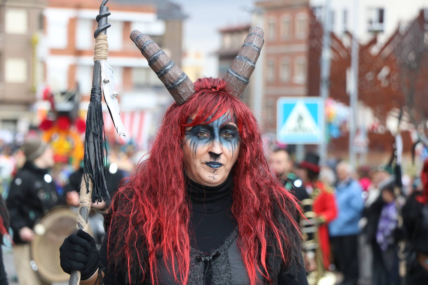 Imagen del desfile de Carnaval en Astorga 