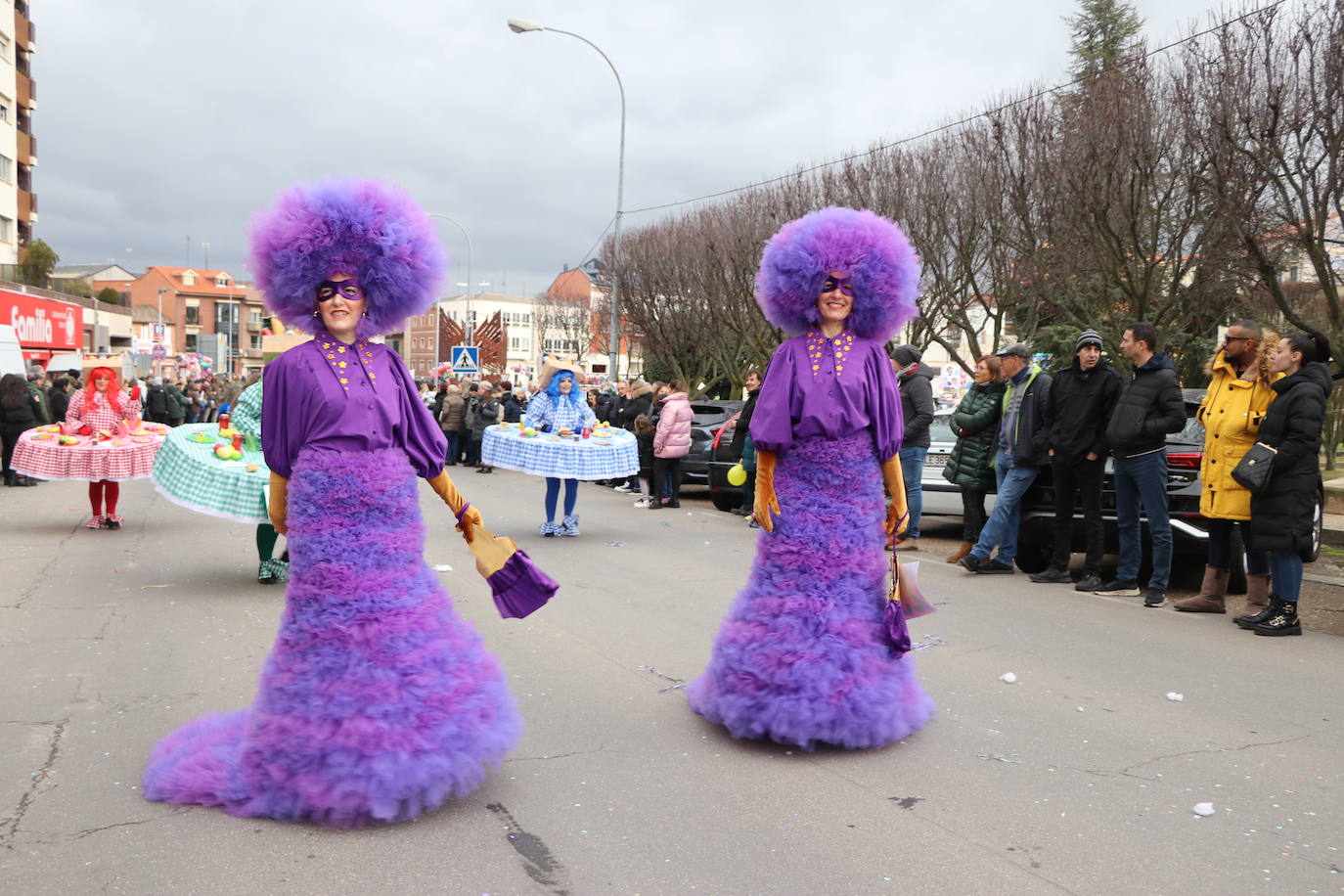 Imagen del desfile de Carnaval en Astorga 