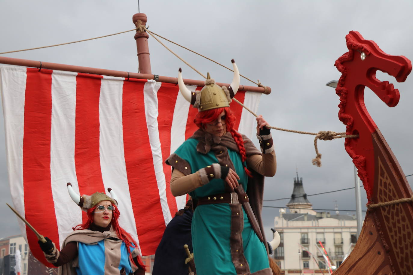 Imagen del desfile de Carnaval en Astorga 