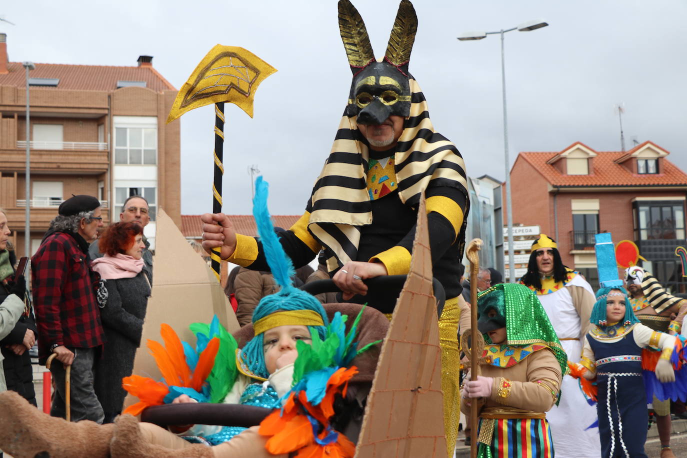 Imagen del desfile de Carnaval en Astorga 