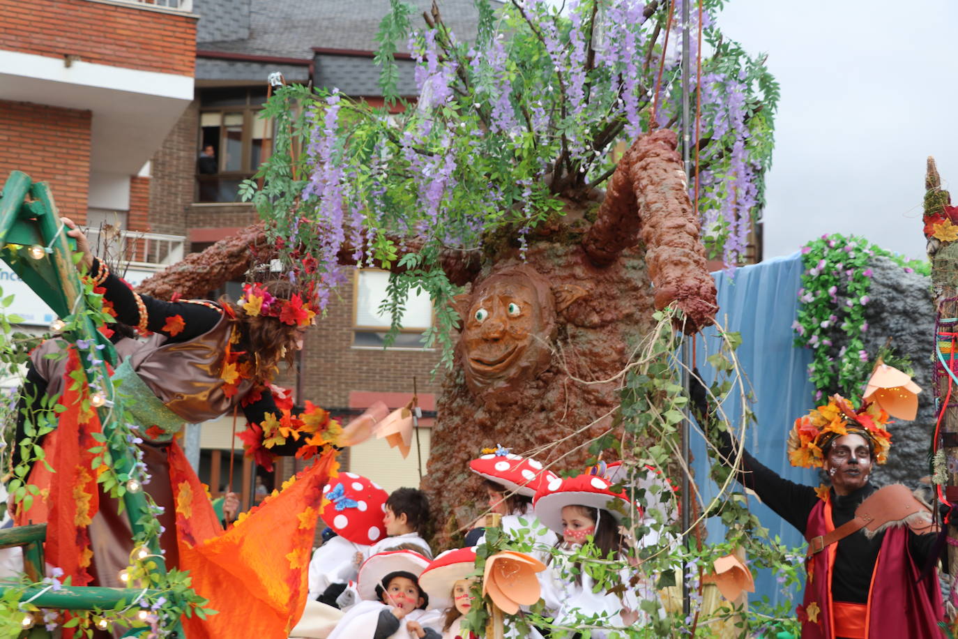 Imagen del desfile de Carnaval en Astorga 