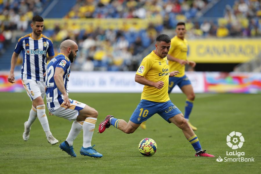 El conjunto berciano se midió a Las Palmas en el estadio Gran Canaria en busca de una victoria clave para buscar la permanencia