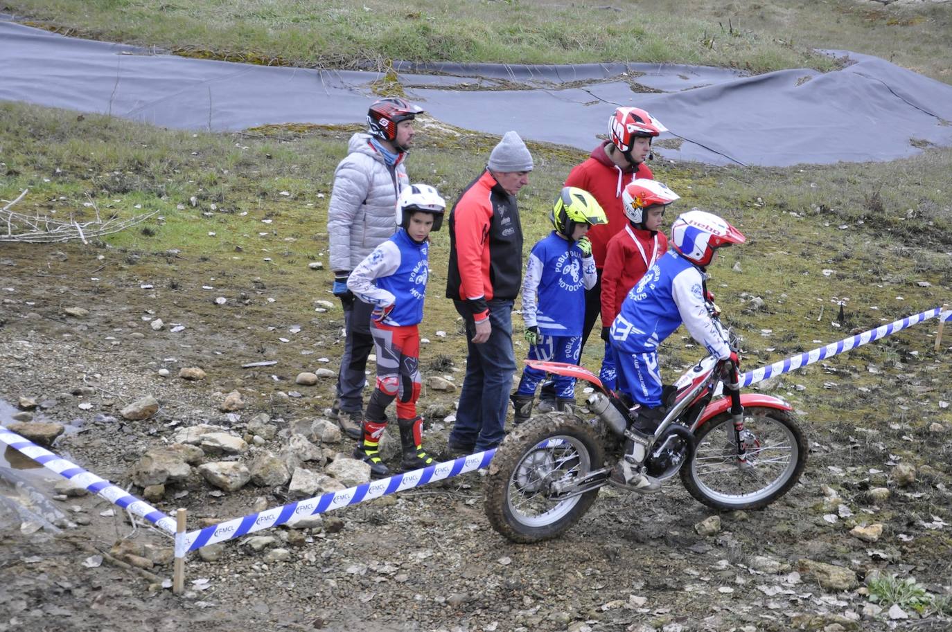 Circuito de trial en el Complejo la Isla de Valencia de Don Juan 