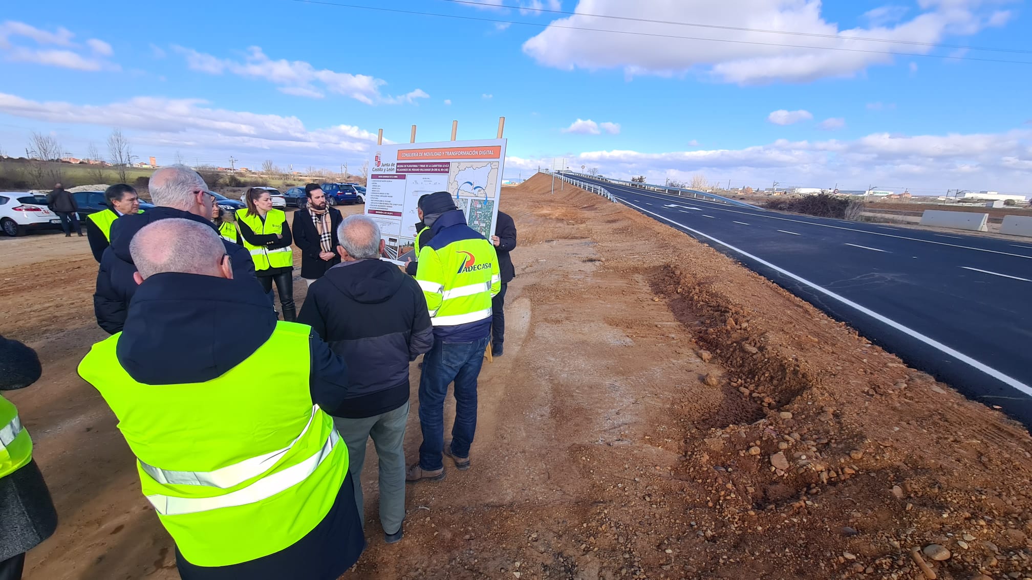 Este vial comunica el Páramo Bajo y el Páramo Alto y ha sido renovado entre Villadangos y Valcabado.