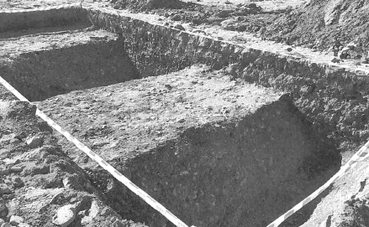 Imagen de una de las catas, según el informe remitido a la Comisión Territorial de Patrimonio. 