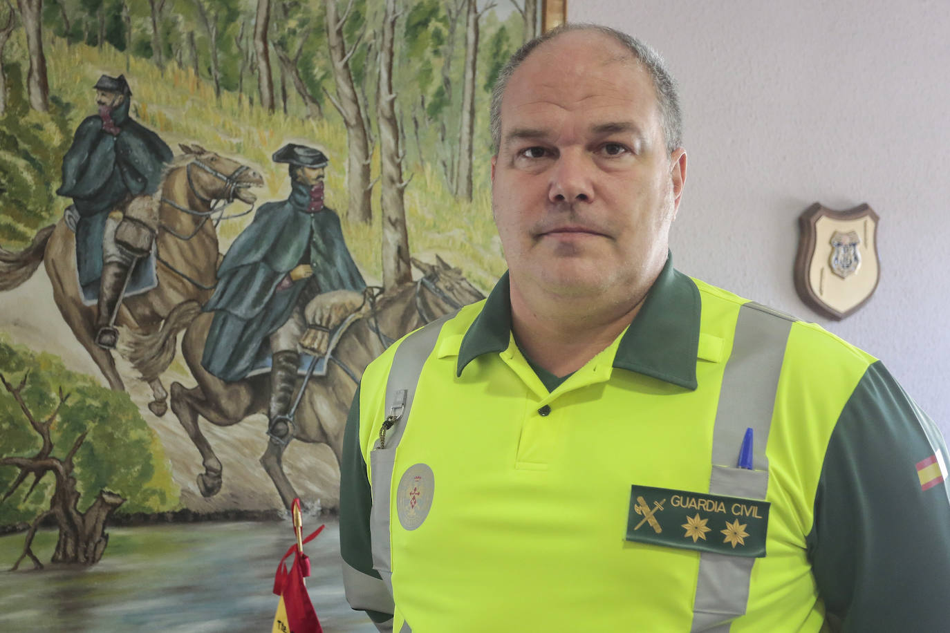 El teniente coronel Francisco González Iturralde, jefe de la Agrupación de Tráfico de la Guardia Civil en Castilla y León.