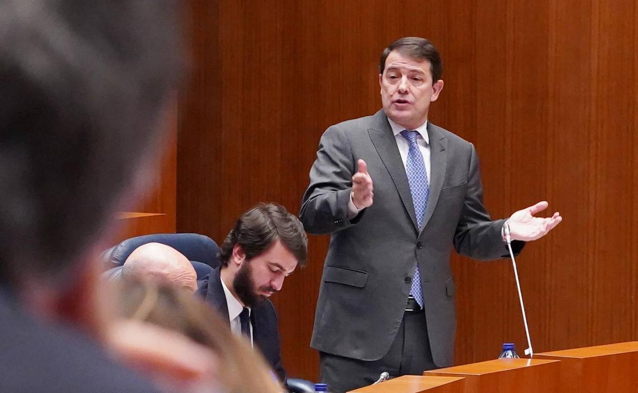 Sesión plenaria en las Cortes de Castilla y León.