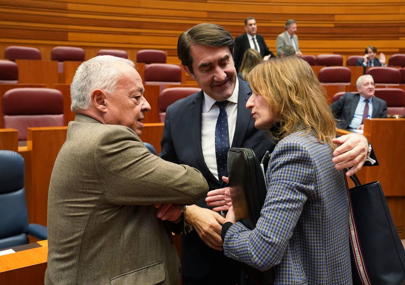 Primera sesión del Pleno de las Cortes de Castilla y León, que comienza con las preguntas de control al Gobierno autonómico.