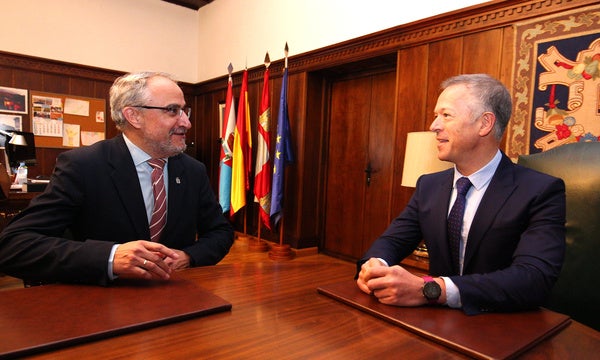 El presidente del Senado visita de Ponferrada. 