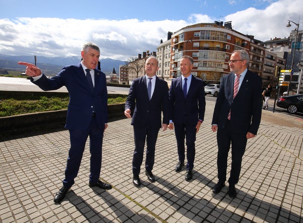 El presidente del Senado visita de Ponferrada. 