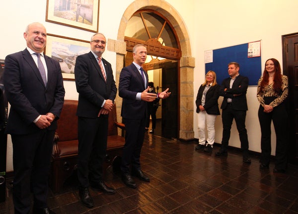 El presidente del Senado visita de Ponferrada. 