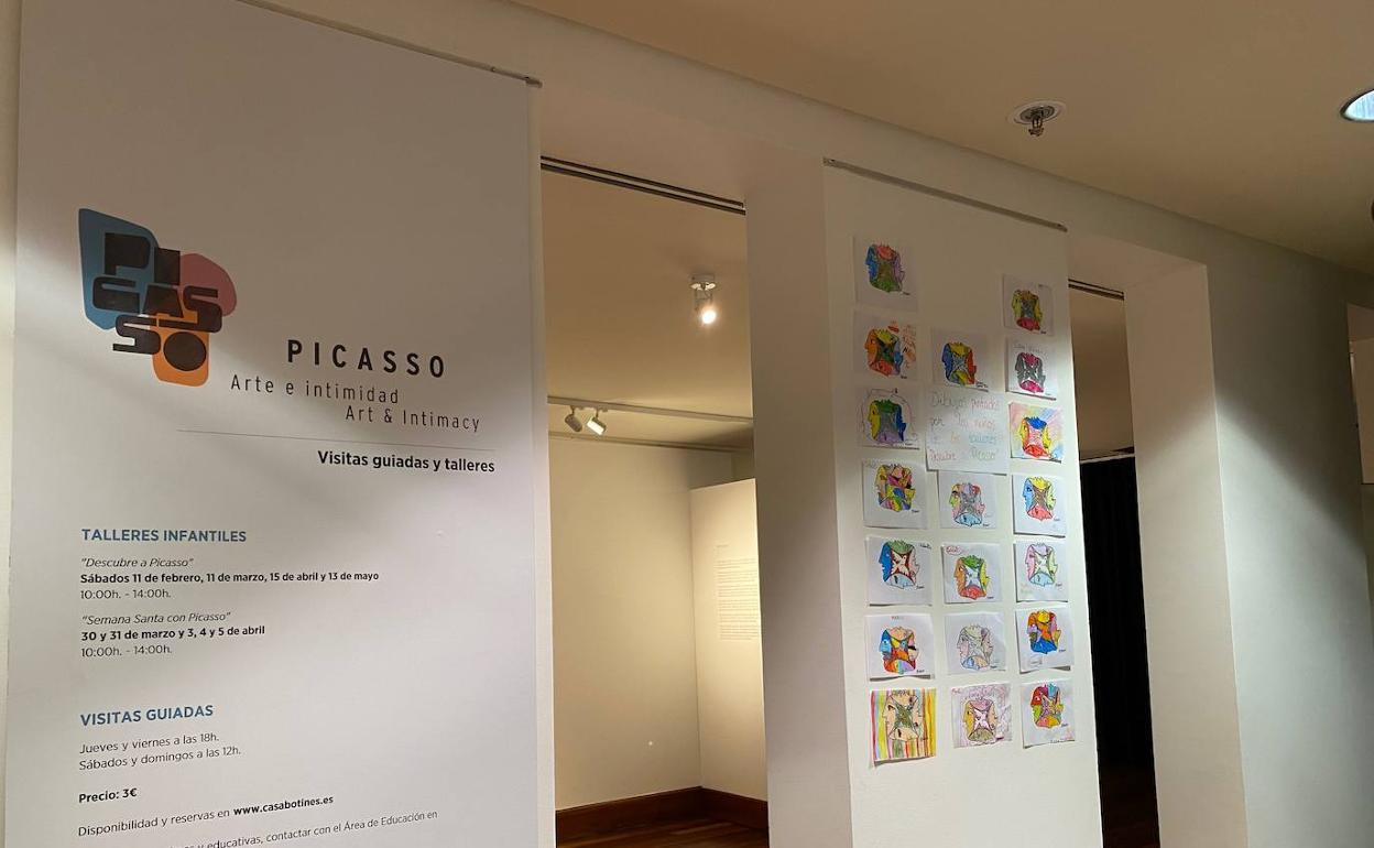 Exposción de Picasso en el Museo Casa Botines Gaudí. 