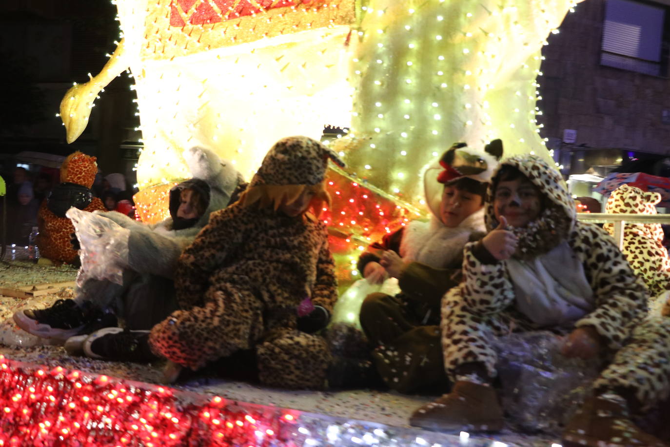 La cabalgata de Reyes Magos en León