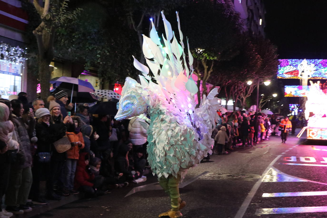 La cabalgata de Reyes Magos en León